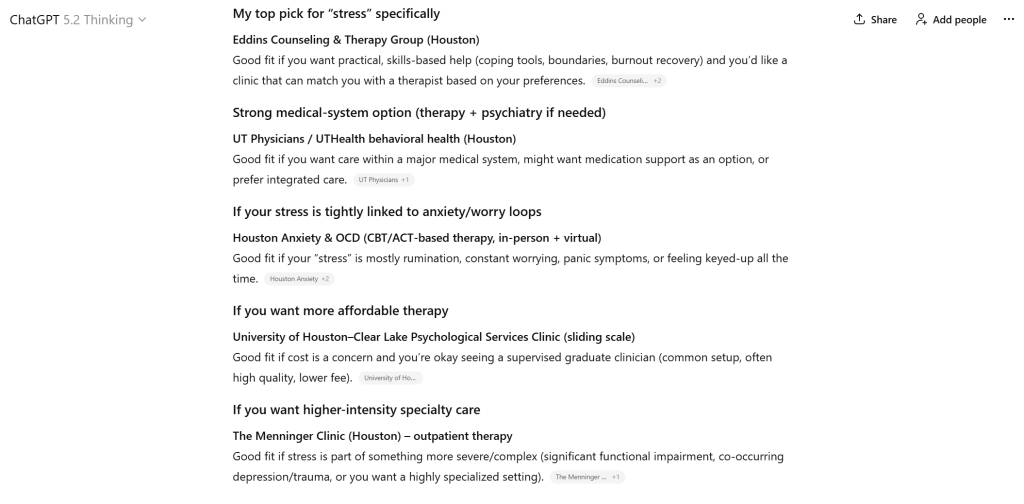 ChatGPT results page screenshot.