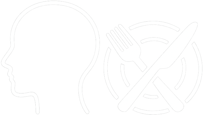 Eating disorder icon.