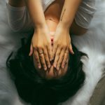 Woman feeling guilt.